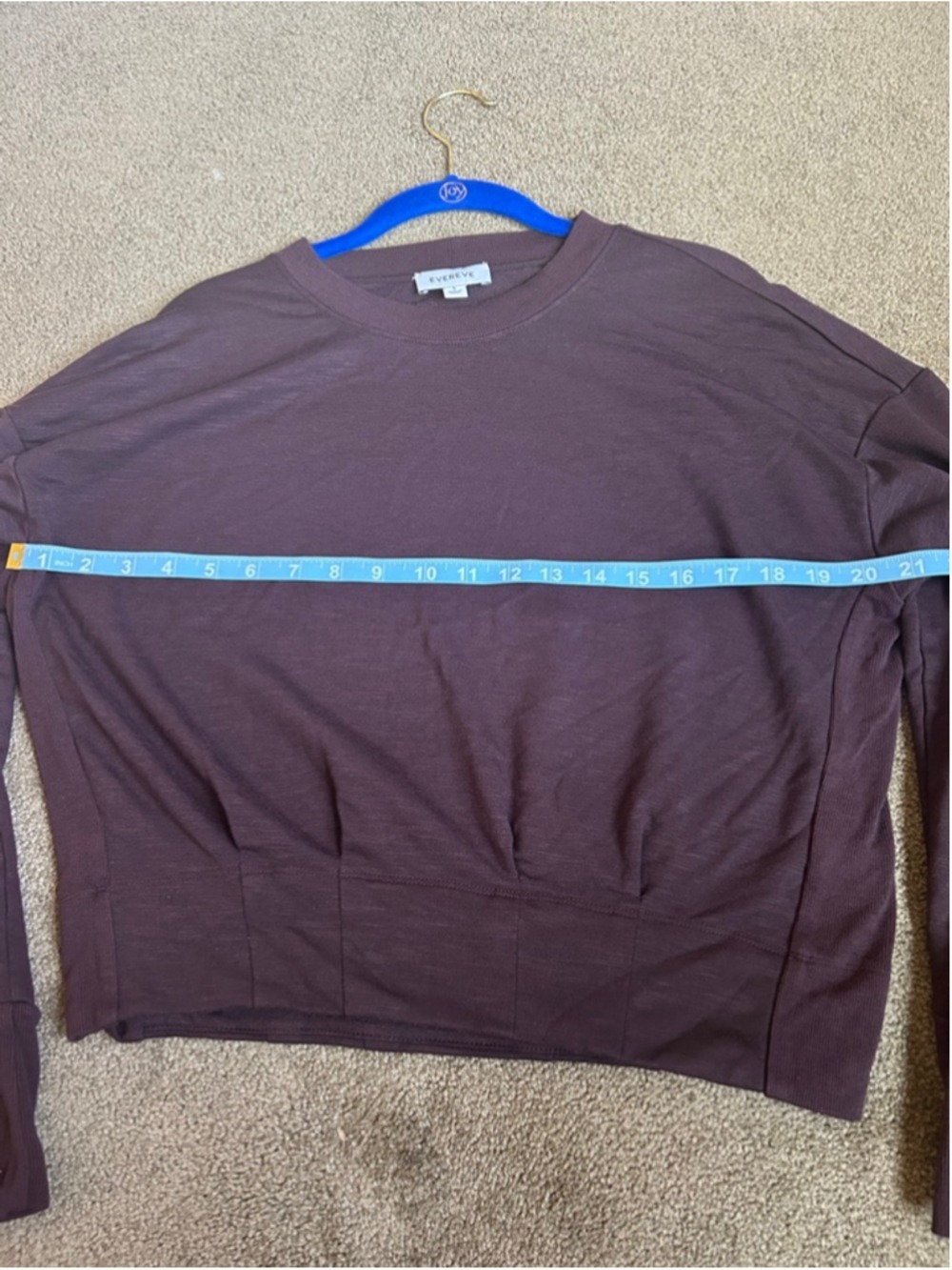 Women's Evereve Brown Long Sleeve Sweatshirt S - Picture 3 of 8
